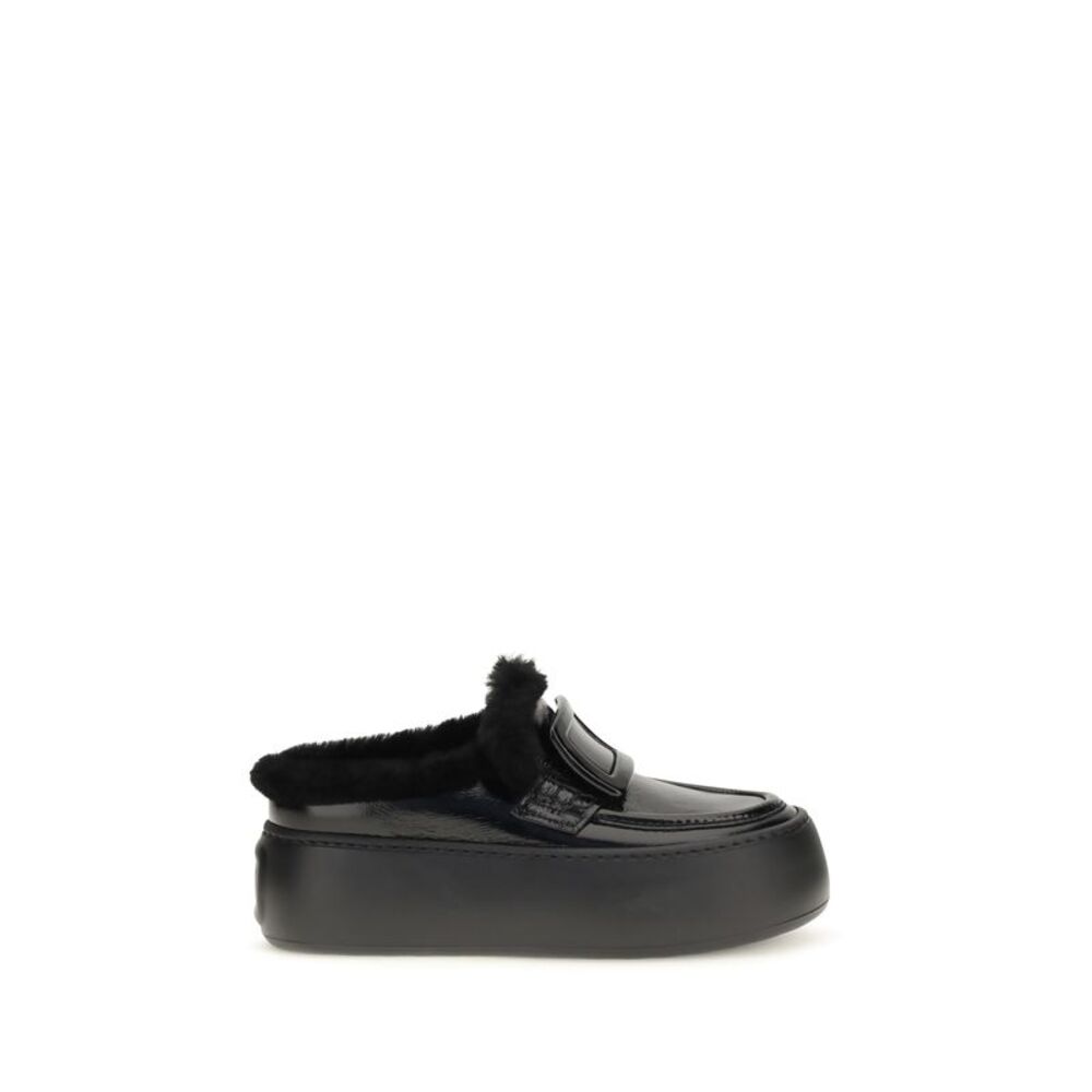 Roger Vivier Women Viv' Up Shearling Mules
